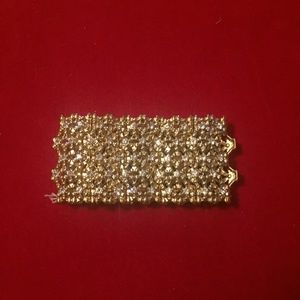 Gold color cuff bracelet